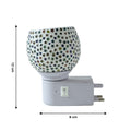 Star pattern night lamp projecting beautiful decorative light effects on wall