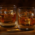 Decorative glass holder for cafes, enhancing beverage presentation.