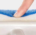 Close-up of the glass wiper's brush head, ideal for scrubbing various surfaces.