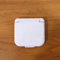 Comparison image highlighting compact size of portable sewing kit