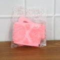 Silicone back scrubber belt designed for skin exfoliation and massage