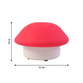 Kids room with decorative mushroom shaped LED night light