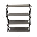 Easy-to-clean durable shoe rack for boots and sneakers