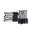 InkGlow Permanent Black Markers ready for school and office tasks.