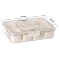 Compact fridge storage box designed for space saving