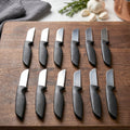 Stainless steel paring knives from the 12-piece kitchen set