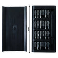 open compact case showing organized screwdriver bits