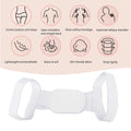 Back view of the adjustable Posture Corrector ensuring a snug fit.