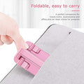 Compact phone stand with mirror, providing a convenient solution for desk organization.
