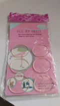 Packaging of silicone shoe insoles heel pads in a retail box