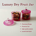 Decorative luxury dry fruit storage jars set ideal for serving snacks