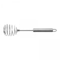 Egg beater whisk in white background for kitchen tasks