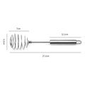 Size guide for spring whisk egg beater