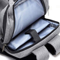 Model wearing the comfortable and stylish FERVENT Laptop Bag, perfect for commuters.