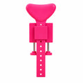 Kids sitting posture corrector showing its secure desk clamp mechanism.