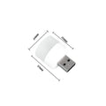 Handy yellow USB light bulb, ideal as a portable light source.