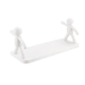 Clean-lined floating wall shelf providing practical and decorative storage for any room.