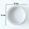 Side view of adhesive tape roll showing tear resistance