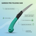 The 1793 folding handsaw in its compact, ready-to-use form.