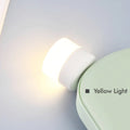 Energy-efficient yellow USB LED bulb, versatile for various spaces.