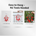 Mixed design wind chimes handmade for balcony and garden decoration