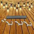 Stylish 6-hook wall mounted coat rack in an empty setting, ready for organization