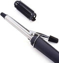 Black Hair Curling Iron rod with safety pilot light.