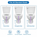 Packaging for the Bathora silicone toilet seat lifter, highlighting its features.
