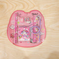 Stationery set in original blister pack, pink design