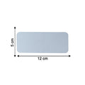 Size guide for transparent self-adhesive wall hook