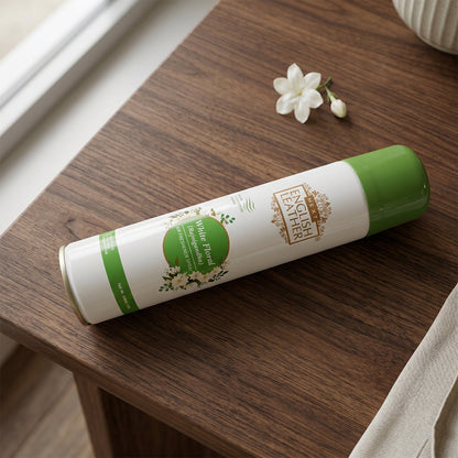 Fresh aroma from white floral room spray