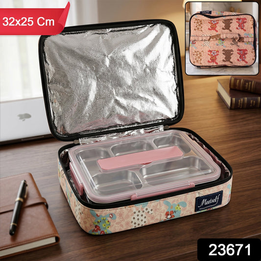 Travel organizer bag packed in a suitcase, demonstrating compact design.