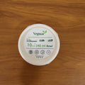 Vegnar compostable bagasse bowls 240ml used in live food serving setting emphasizing eco-conscious choice