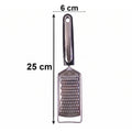 Size guide for stainless steel cheese grater