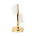 Crystal LED table lamp glowing warmly, perfect for home ambiance