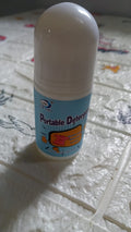 Packaging of the compact fabric stain remover for easy storage.