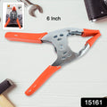 Indo Glow heavy duty metal spring clamp displayed in packaging.