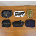 Durable casual multipurpose waist bag with smooth zipper closures