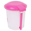 Ergonomic plastic desk dustbin with a sturdy pedal for hygienic waste disposal.