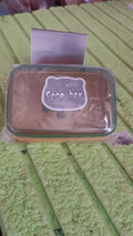 Portable soap holder, perfect for travel and camping, keeping soap dry.