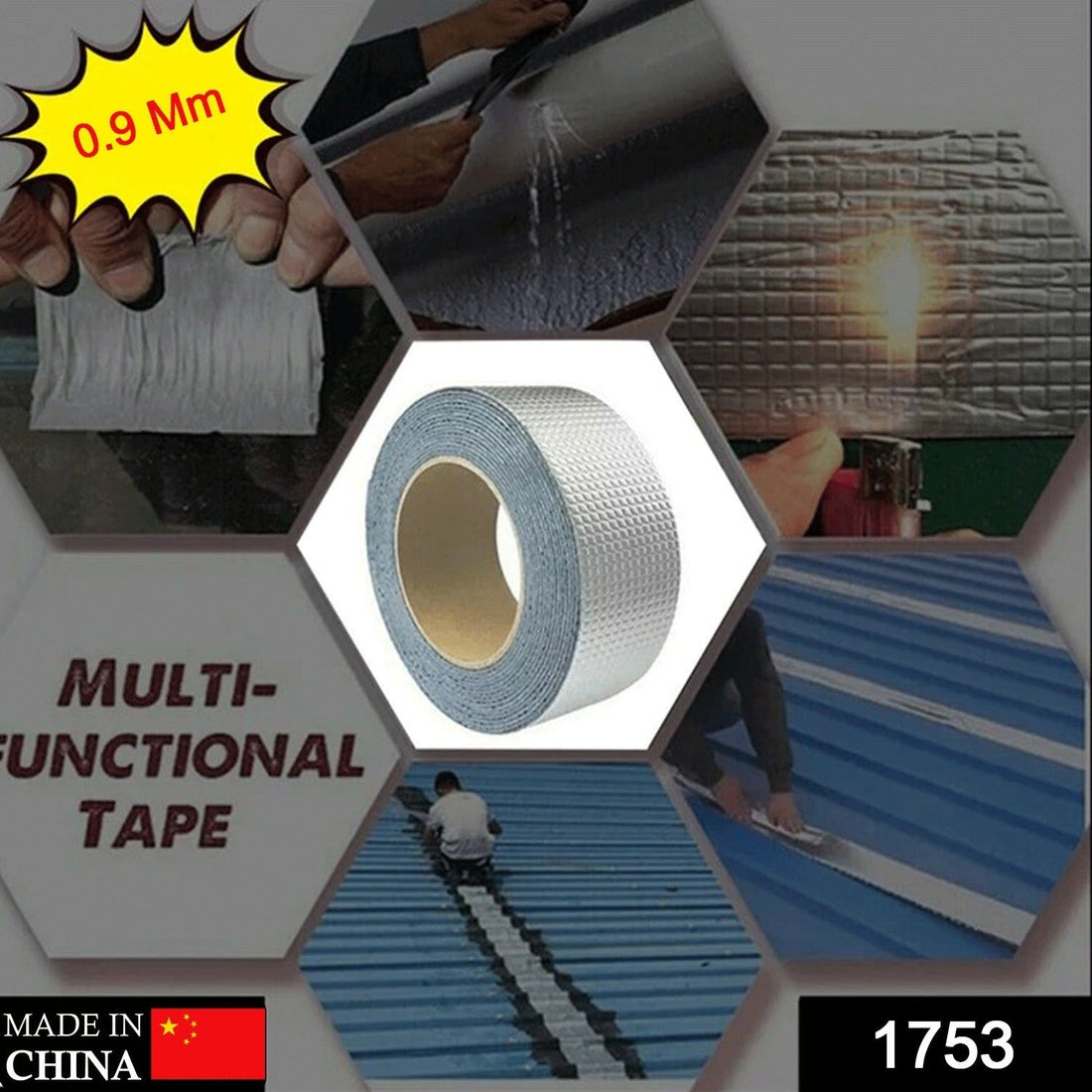 Roll of Heat-Resistant Aluminum Foil Tape by