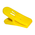 Pack of 12 multicolour plastic cloth clips, ideal for hanging small garments.