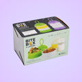 Three-layer container for baby milk powder and snacks, ready for daily use.