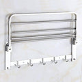 Wall-mounted 18-inch towel bar and rack, showcasing its robust design.