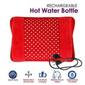Ergonomic design of the soft velvet electric heat pack.