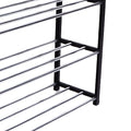 Packaging of the Indo Glow 4 Tier Shoe Rack, indicating easy assembly.