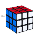 A vivid 3D puzzle cube with bright, distinct colors.