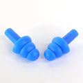 Waterproof reusable silicone ear plugs designed for swimmers