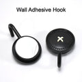Set of durable heavy-duty adhesive hooks for wall mounting