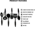 The full range of 6 non-stick cooking tools for Indian kitchens.